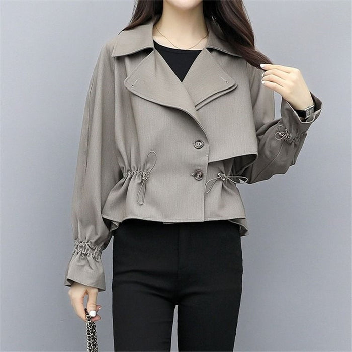Spring Autumn Trench Coat Women Short Coat Slim Trench Coat For Women Plus Size Women Coats And coats Women Cloth Windbreakers