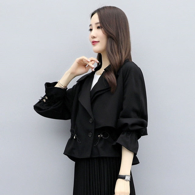 Spring Autumn Trench Coat Women Short Coat Slim Trench Coat For Women Plus Size Women Coats And coats Women Cloth Windbreakers
