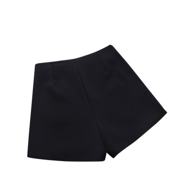 Summer Shorts High Waist Casual Suit Shorts Black White Hot Fashion Women Short Pants