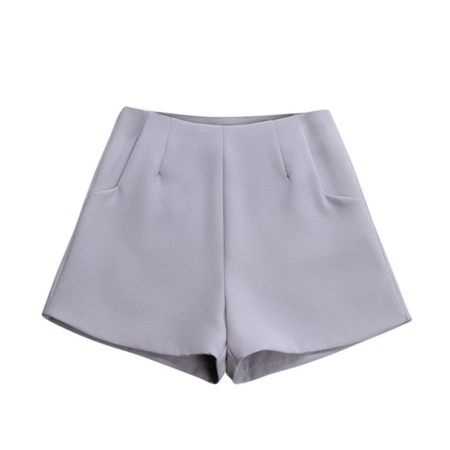 Summer Shorts High Waist Casual Suit Shorts Black White Hot Fashion Women Short Pants