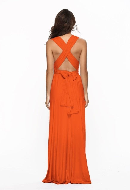 High Quality 2019 Long Summer Convertible Bohemian Dresses Casual Bandage Evening Prom Club Party Infinity Multiway Maxi Dresses