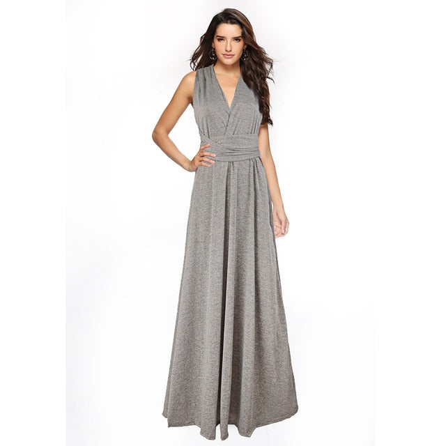 High Quality 2019 Long Summer Convertible Bohemian Dresses Casual Bandage Evening Prom Club Party Infinity Multiway Maxi Dresses