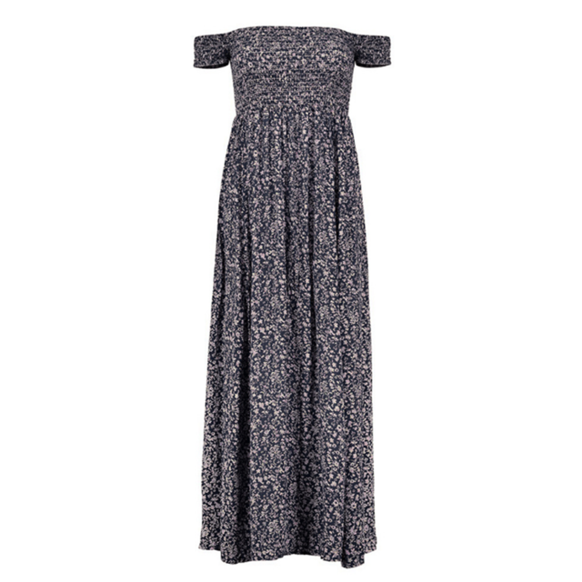 Print Strapless Off Dress Fit and The dresses 2020 short sleeve Shoulder Waist female Sexy High Fashion Flare Summer Women Casua